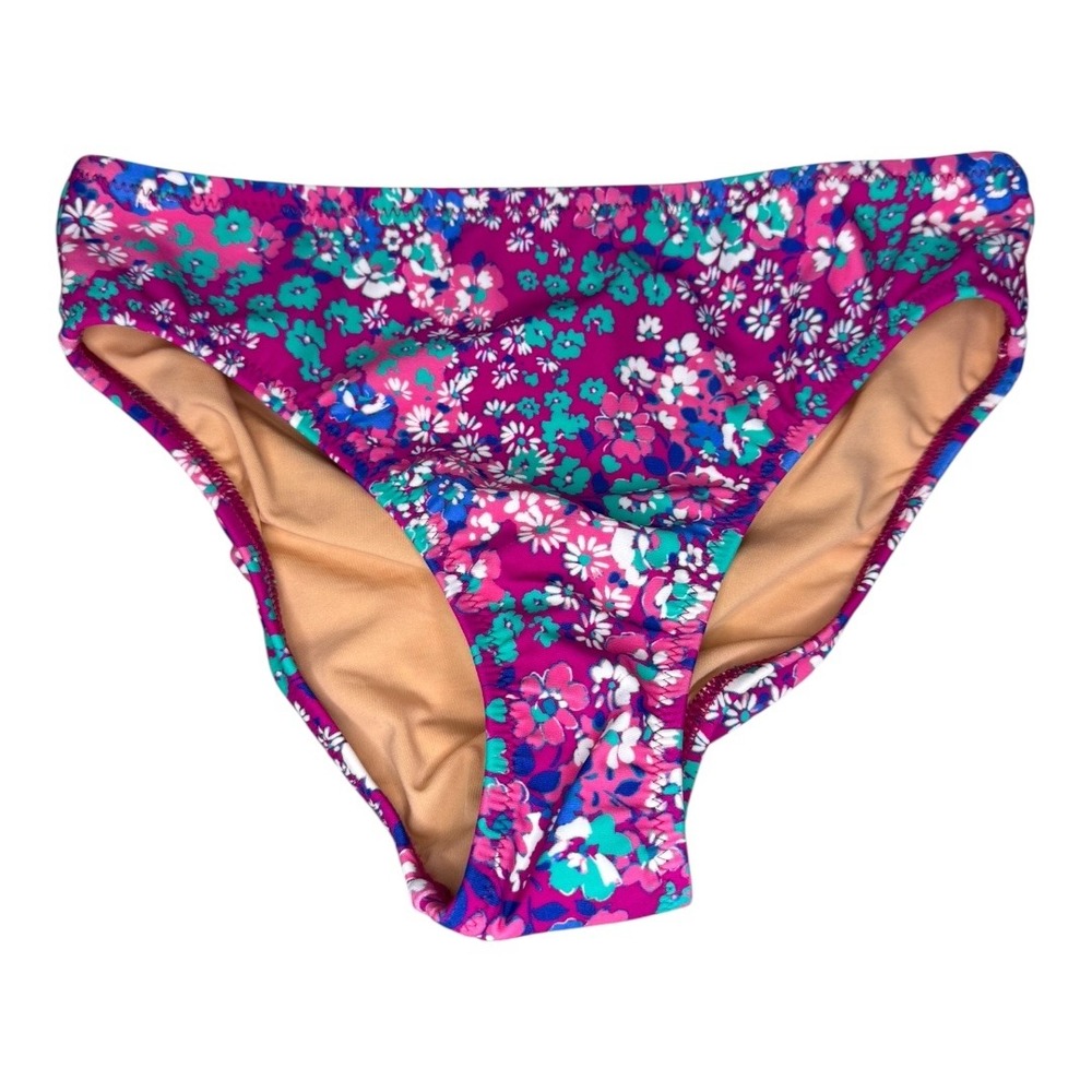 Crewcuts Floral Swimsuit Bottoms Colorful Flowers Girls Size 6-7 NWOT